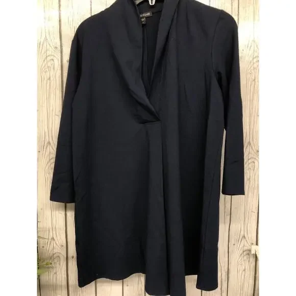 Eileen Fisher Navy Tunic Ladies Size Medium ** - Picture 1 of 3